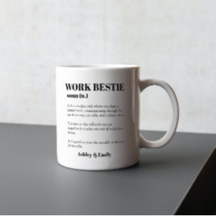 Funny Co-worker Work Bestie Gift Coffee Mug