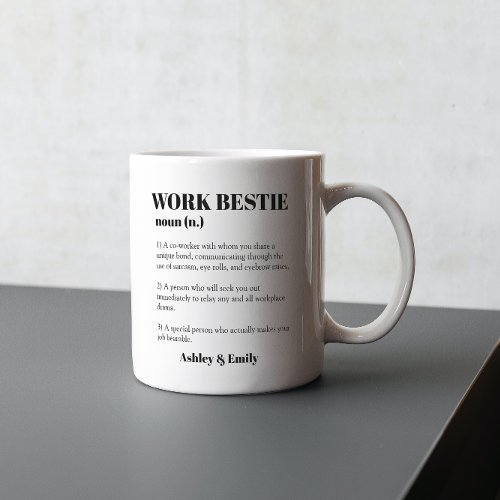 Funny Co_worker Work Bestie Gift Coffee Mug