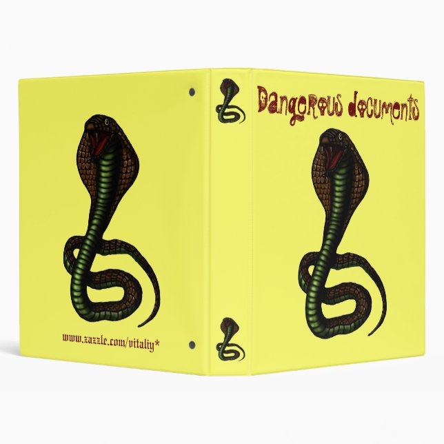 Funny cobra binder design (Background)