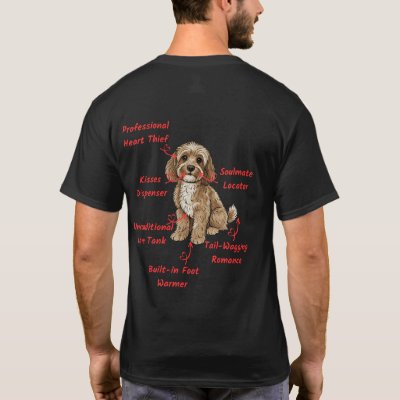 Funny Cockapoo Anatomy - Unique Valentine Gift T-Shirt