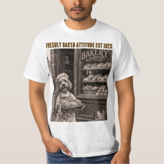 Funny Cockapoo Baker T-Shirt Vintage DOG Gift