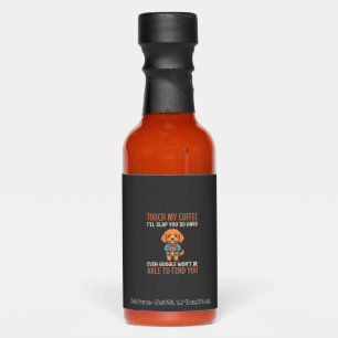 Funny Cockapoo Coffee Lover Hot Sauces