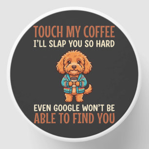 Funny Cockapoo Coffee Lover Mini Candle Favors