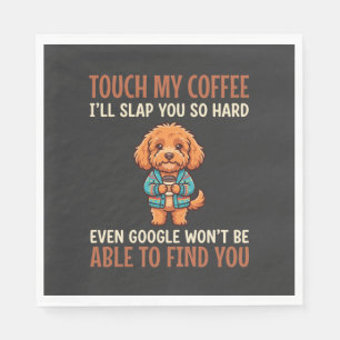 Funny Cockapoo Coffee Lover Napkins