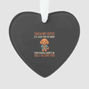 Funny Cockapoo Coffee Lover Ornament