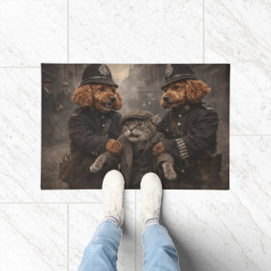 Funny Cockapoo Police Door Mat Dog Lover Gift