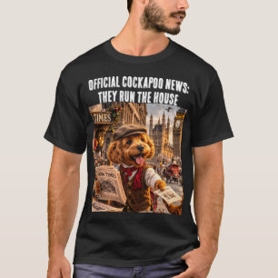Funny Cockapoo Shirt Gift They Run The House