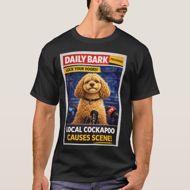 Funny Cockapoo T-Shirt | Dog Lover Gifts (Front)