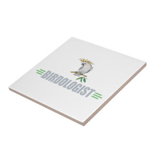 Funny Cockatiel Ceramic Tile