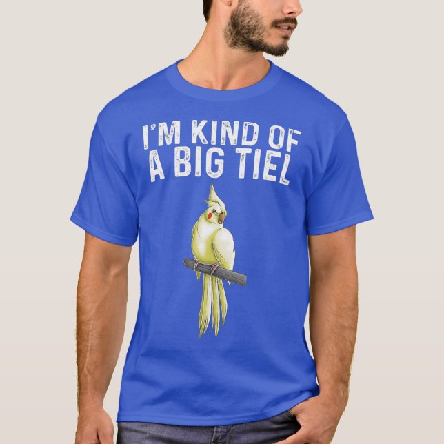 Funny Cockatiel Gift For Men Women Bird Parrot T-Shirt (Front)