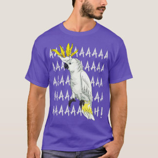 Funny Cockatoo Parrot Art Gift T-Shirt