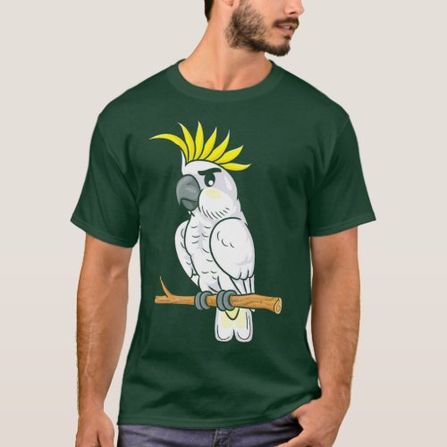 Funny Cockatoo Parrot Bird Lover T_Shirt
