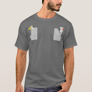 Funny Cockatoo Shirt Cute Pocket Cockatoo Parrot