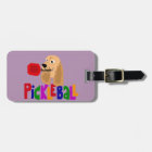 Funny Cocker Spaniel with Pickleball Paddle