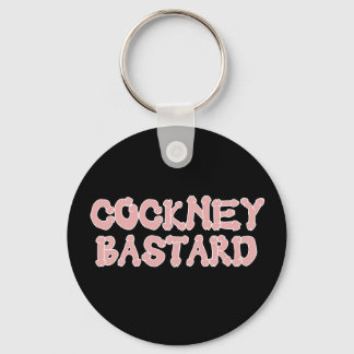 Funny cockney bastard keychain