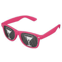 Funny cocktail glass pink party shades sunglasses