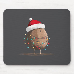 Funny Coconut Christmas Graphics Lights Lover  Mouse Pad