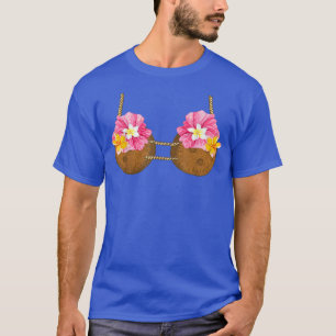 Funny Coconut Summer Coconuts Bra Funny Halloween T-Shirt
