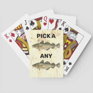Funny Cod Fishing Pun Pick a Card Joke