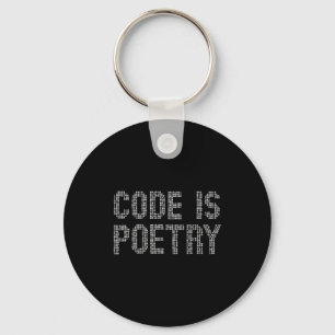Funny Code Is Etry Saying Quote Programer Gift Keychain