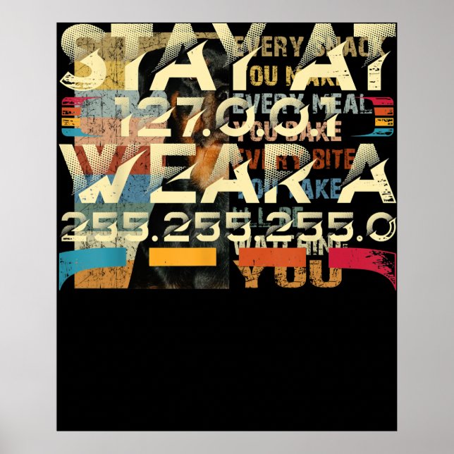 Funny Coding Engineer Meme Stay At 127.0.0.1 Poster (Front)