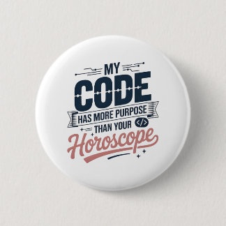 Funny Coding Quote AI Programmer Design Button