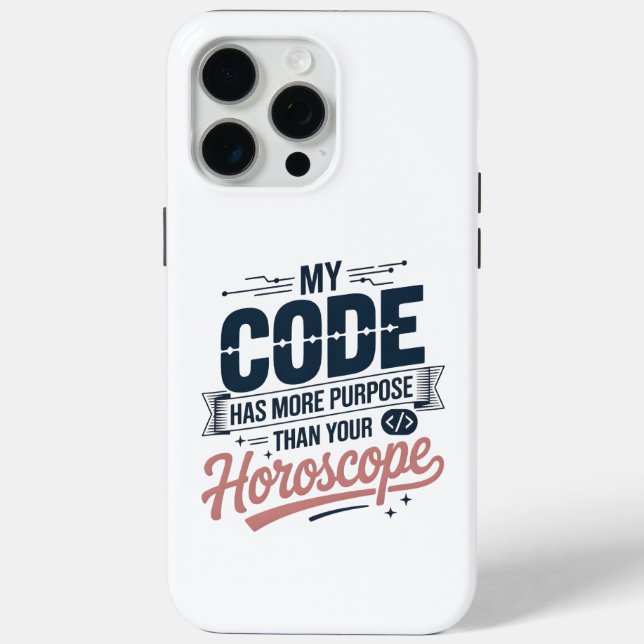 Funny Coding Quote AI Programmer Design Case-Mate iPhone Case (Back)