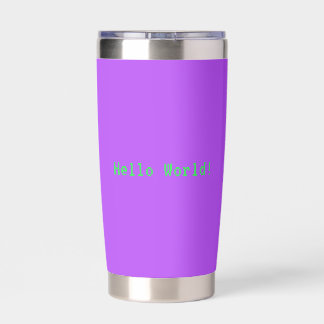 Funny Coding Residency,Retro Synthwave Neon Hacker Insulated Tumbler