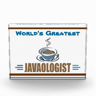 Funny Coffee Acrylic Award
