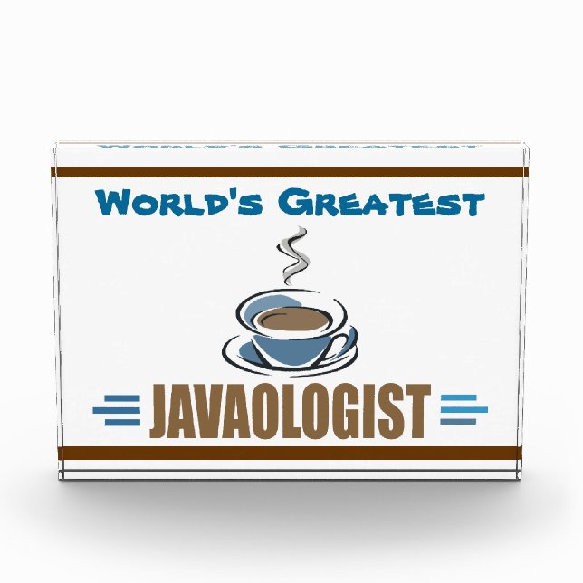 Funny Coffee Acrylic Award (Front)
