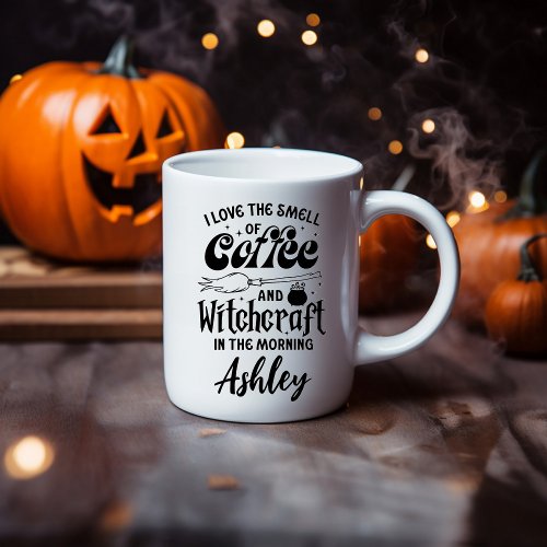 Funny Coffee and Witchcraft Mug