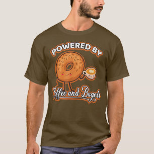 Funny Coffee Bagel Breakfast Brunch Bagel T-Shirt