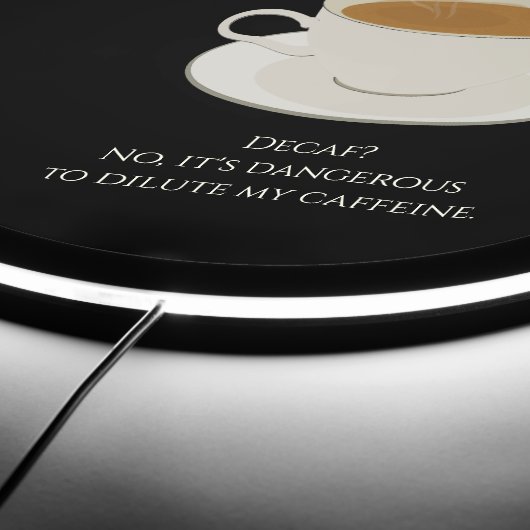 Funny Coffee Bar LED Sign (Edge)