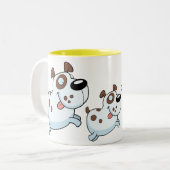 Funny Coffee black with Dog hair Mug (Front Left)