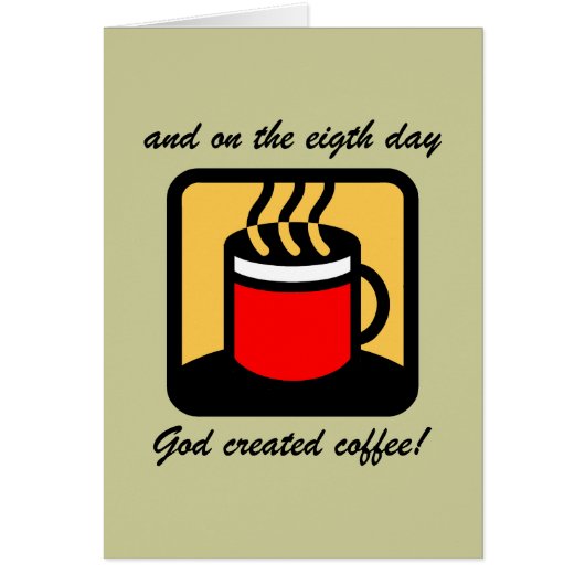 Funny coffee cards (Front)