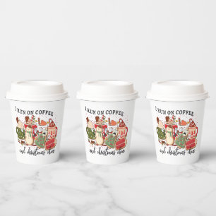 funny coffee Christmas cheer party Paper Cups