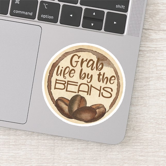 Funny coffee Die Cut Sticker Decal (Detail)