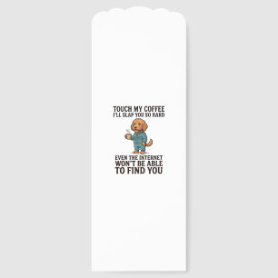 Funny Coffee Dog Vintage Engraving Shirt Design_1 Bookmarks