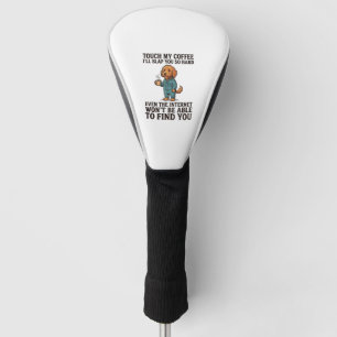 Funny Coffee Dog Vintage Engraving Shirt Design_1 Golf Head Cover