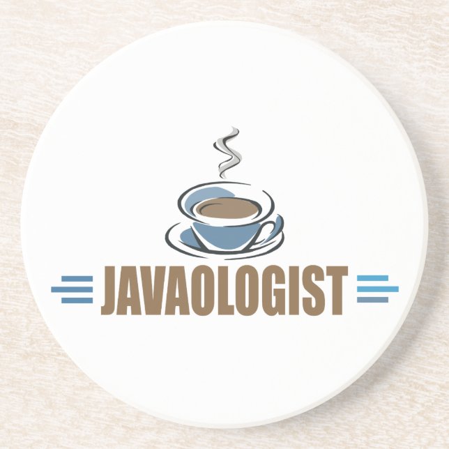 Funny Coffee Drink Coaster (Front)