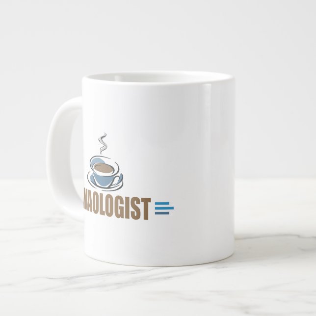 Funny Coffee Giant Coffee Mug (Front Left)