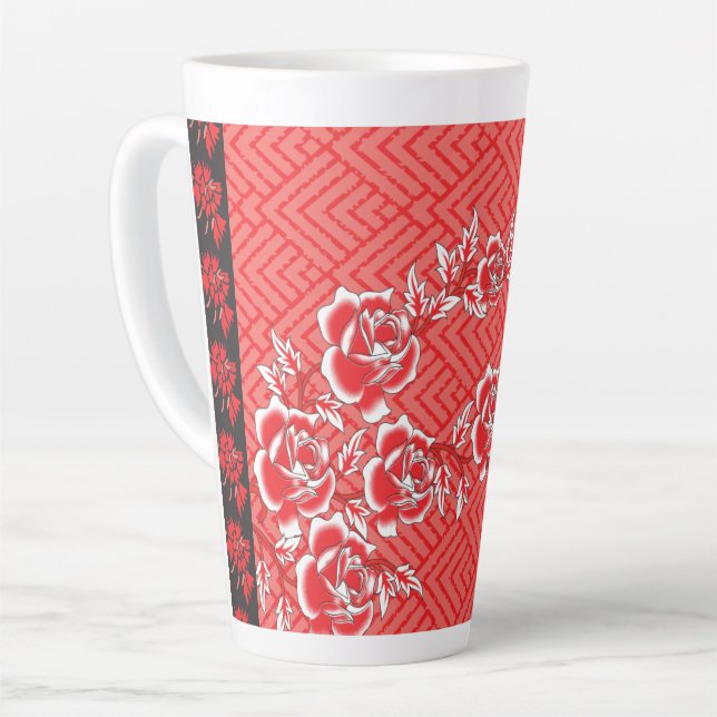Funny Coffee Gifts | Personalized & Cozy Latte Mug (Left Angle)