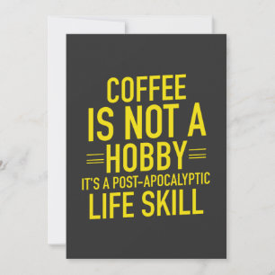Funny Coffee Holiday Card