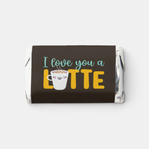 Funny Coffee I Love You A Latte Valentine's Day Hershey's Miniatures