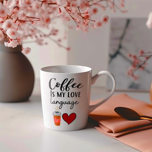 Funny Coffee is My Love Language Mug (Creator Uploaded)