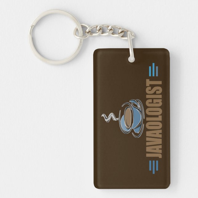 Funny Coffee Keychain (Front)