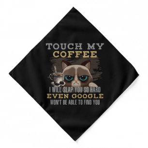 Funny Coffee Lover - Cat Humour Bandana