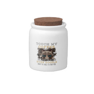 Funny Coffee Lover - Cat Humour Candy Jar