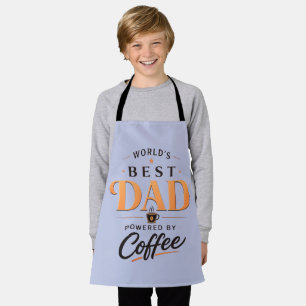 Funny Coffee Lover Dad Design Apron