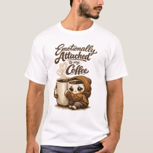 Funny Coffee Lover Introvert Design – Emotionally T-Shirt